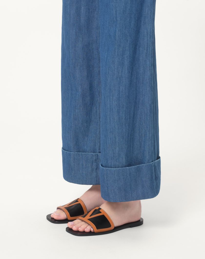 VIVA SUPERSTAR SLIDE SANDAL IN NAPPA LEATHER - Image 6